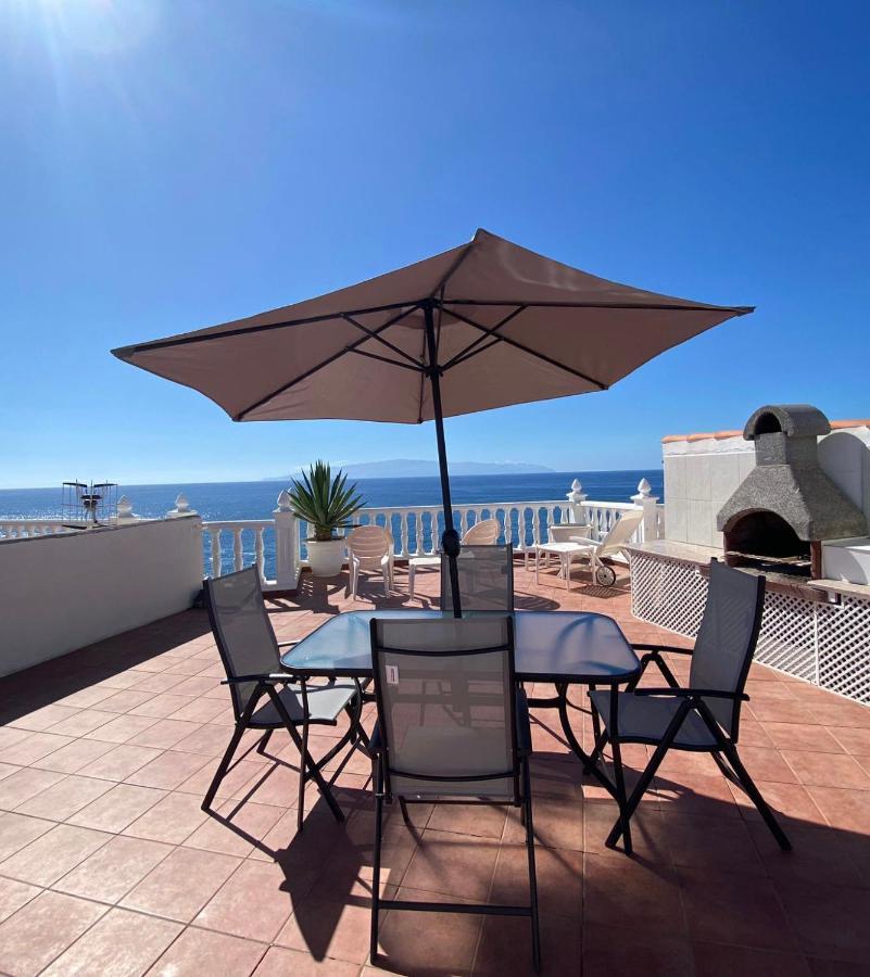 1St Line Sea View & Rooftop - Arena Puerto de Santiago  Bagian luar foto