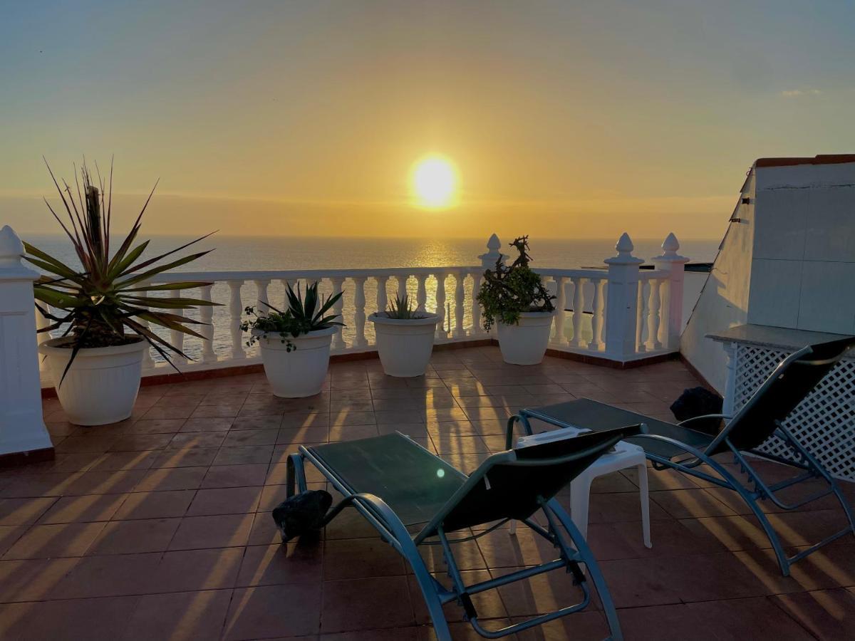 1St Line Sea View & Rooftop - Arena Puerto de Santiago  Bagian luar foto